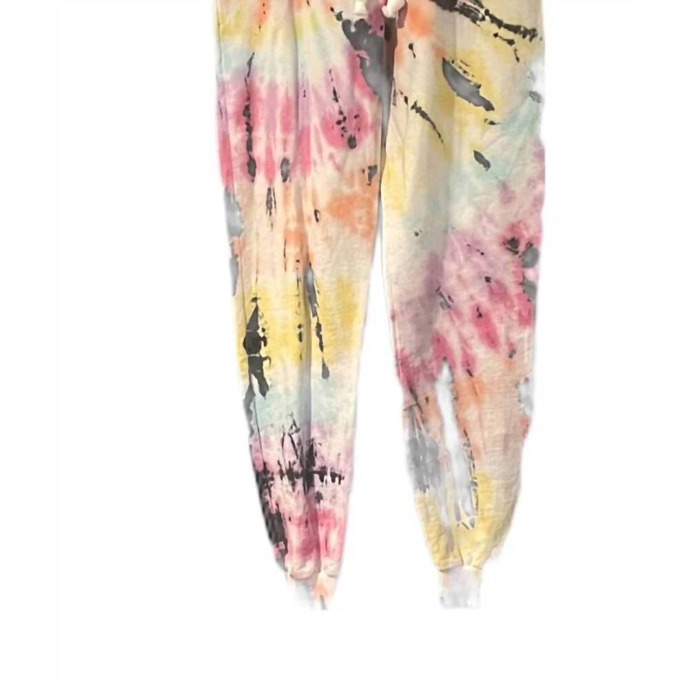 NEW PRINCE PETER women's sweatpant jogger in midnight tie dye